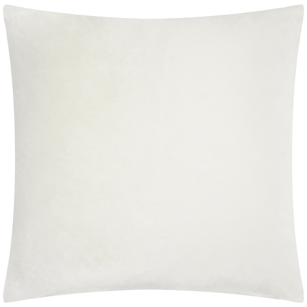 Paoletti Christmas Evoke Oyster Cut Velvet Cushion 55 x 55cm Image 2