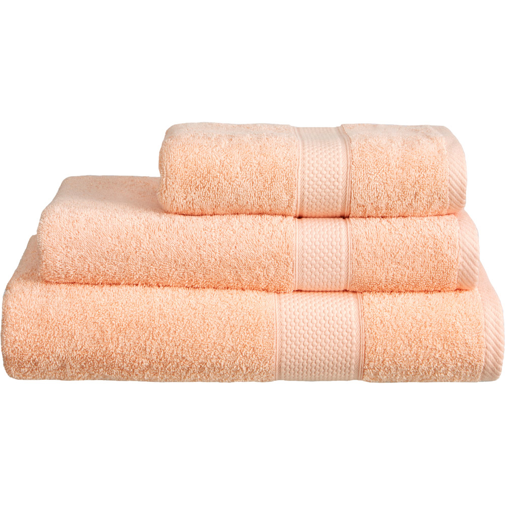 Imperial Ringspun Combed Cotton Peach Turkish Bath Sheet Image 1