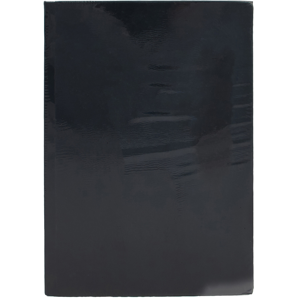 Pack of 5 A4 Hardcover Notebooks Black Image 2