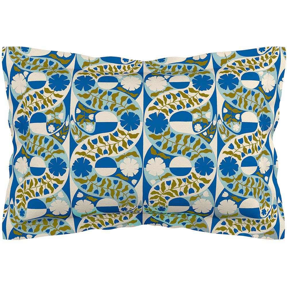 Scion Twist and Turn Super King Size Indigo Duvet Set Image 3