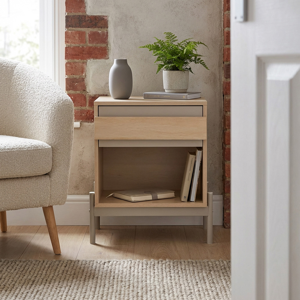 Sofia Bedside Table - Natural Image 7