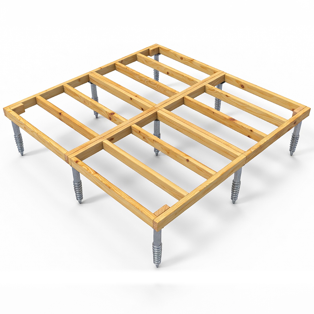 Shire Gorilla Base DIY 3 Ground Screw Foundation Kit Image 3