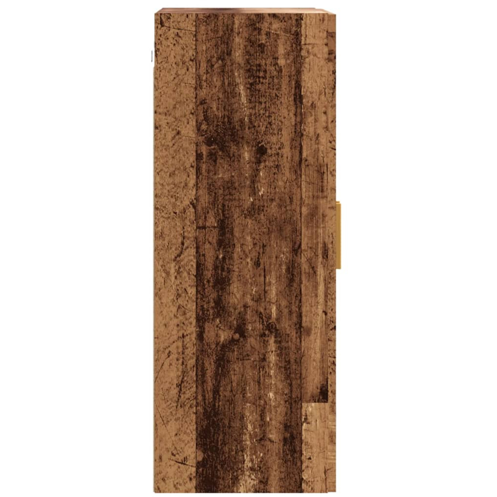 vidaXL 2 Door 3 Shelf Old Wood Hanging Wall Cabinet Image 5