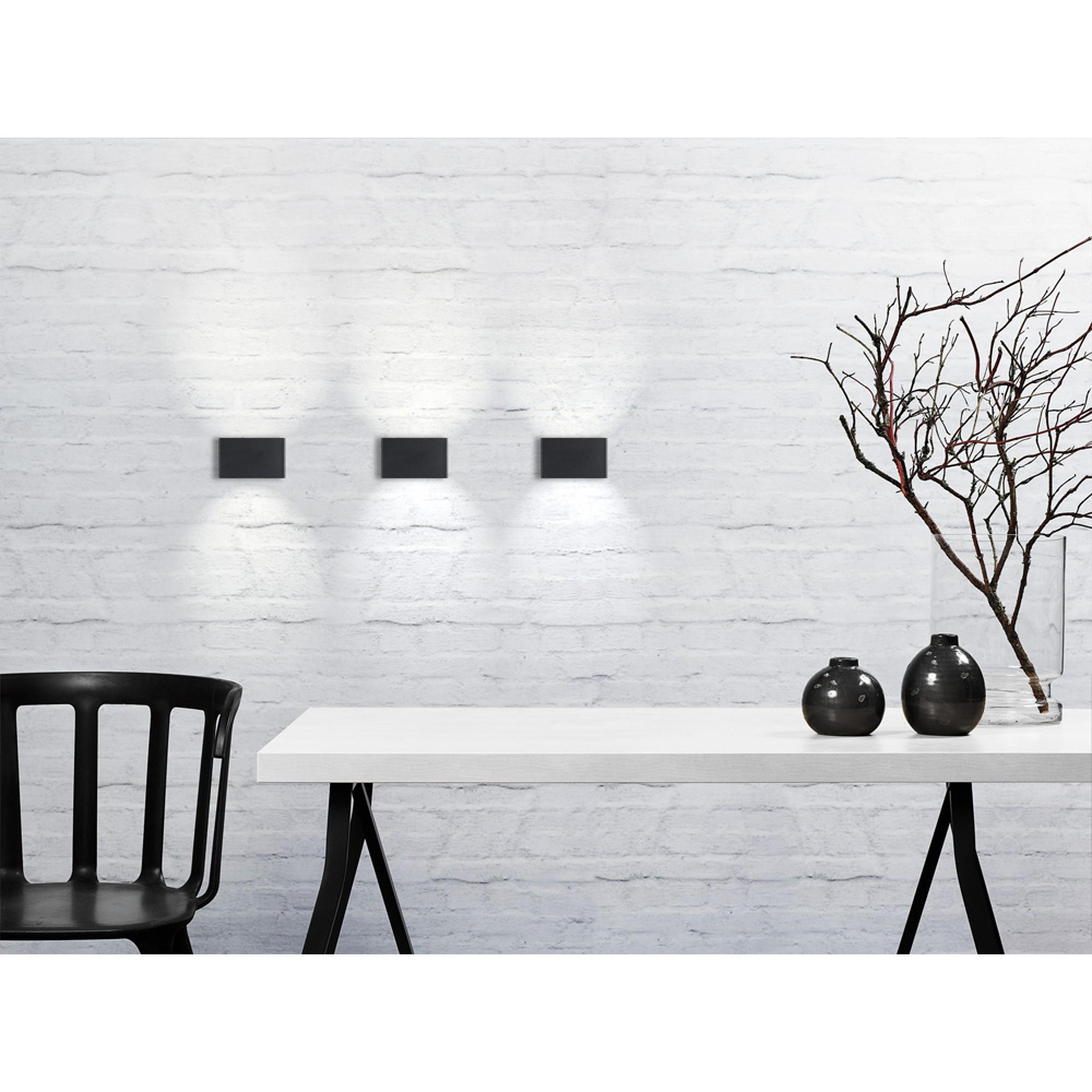 Nordlux Nene Black LED Wall Light Image 2