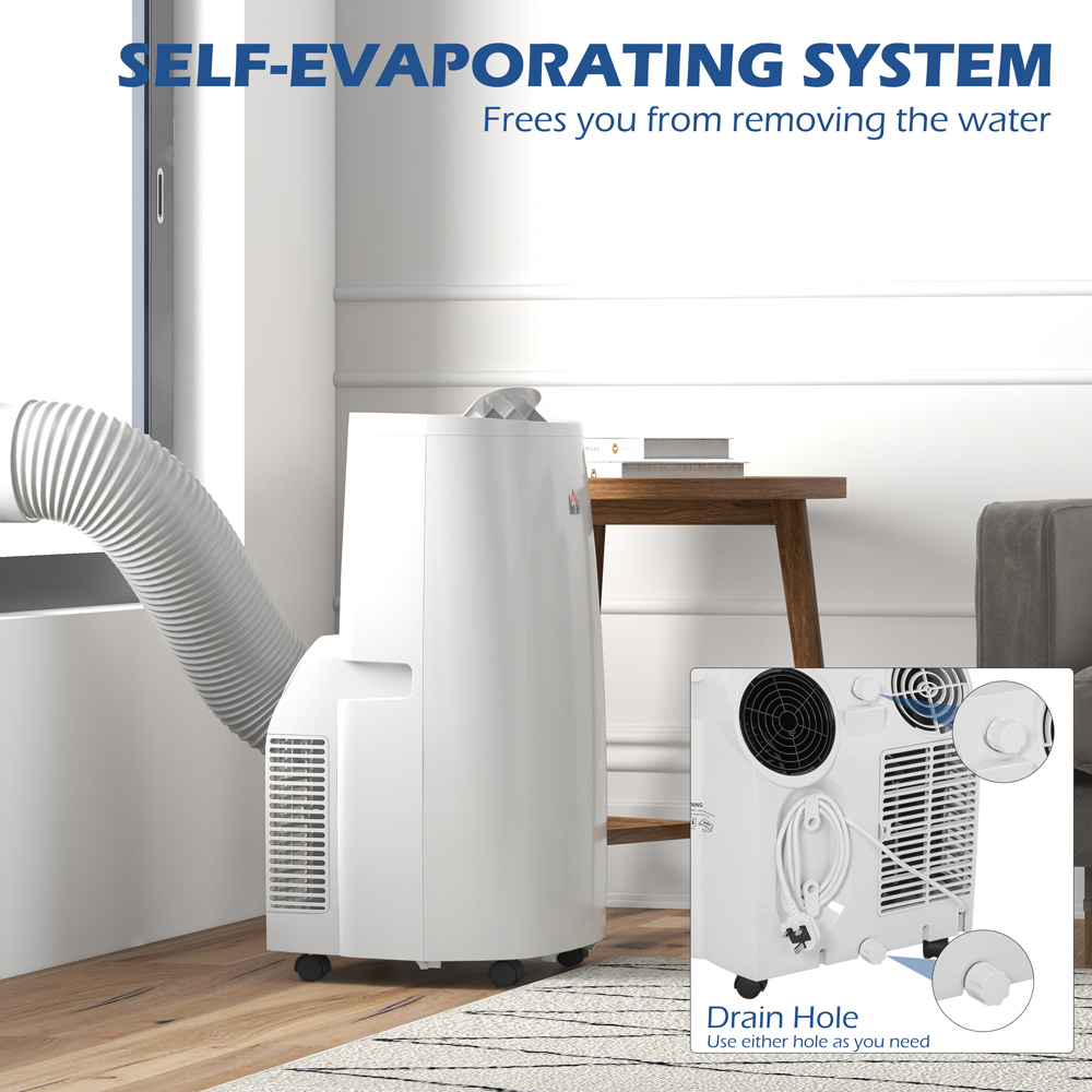 HOMCOM White 14000BTU 4 in 1 Air Conditioner Image 6