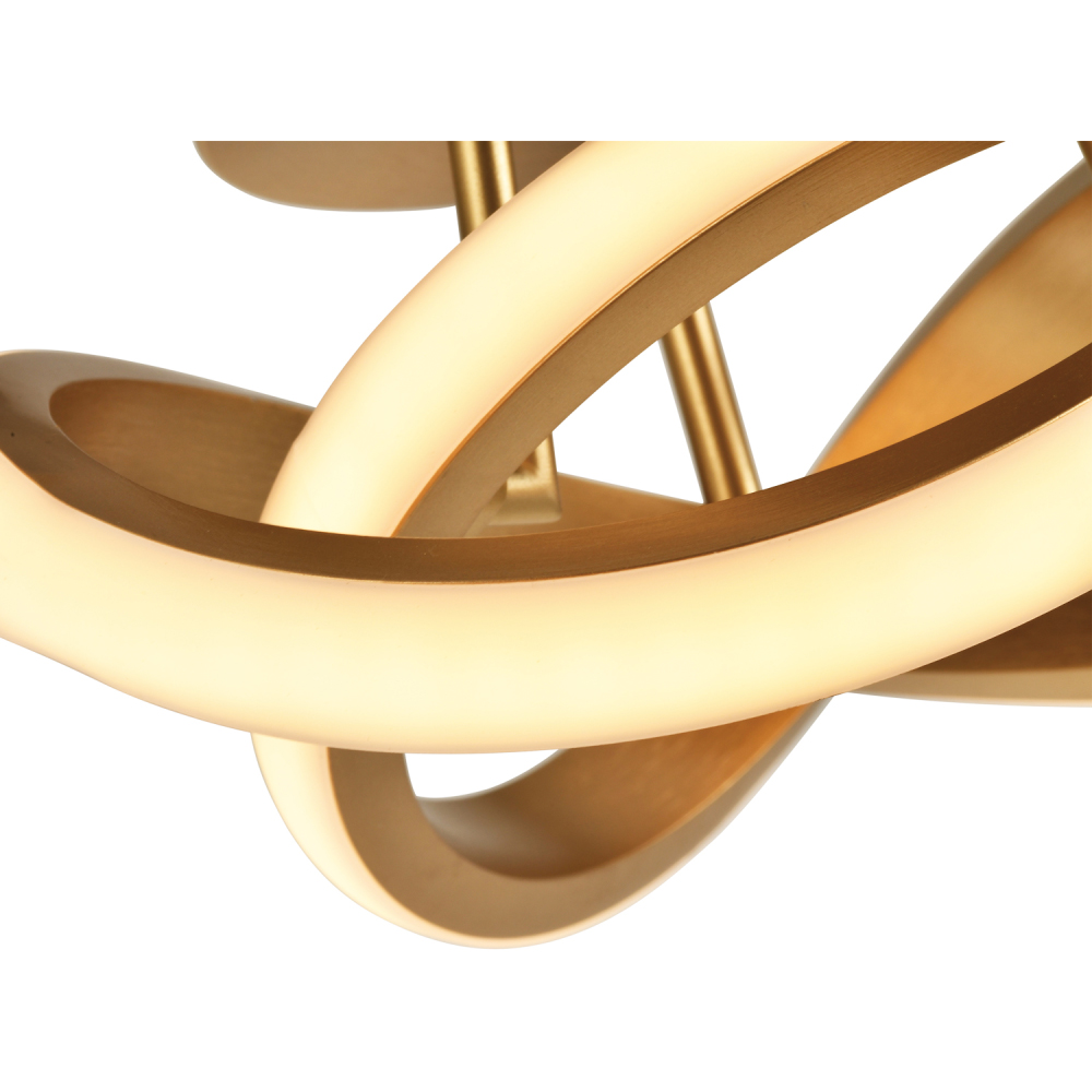 Happy Homewares 1253 Lumens Gold LED Ceiling Light Image 3