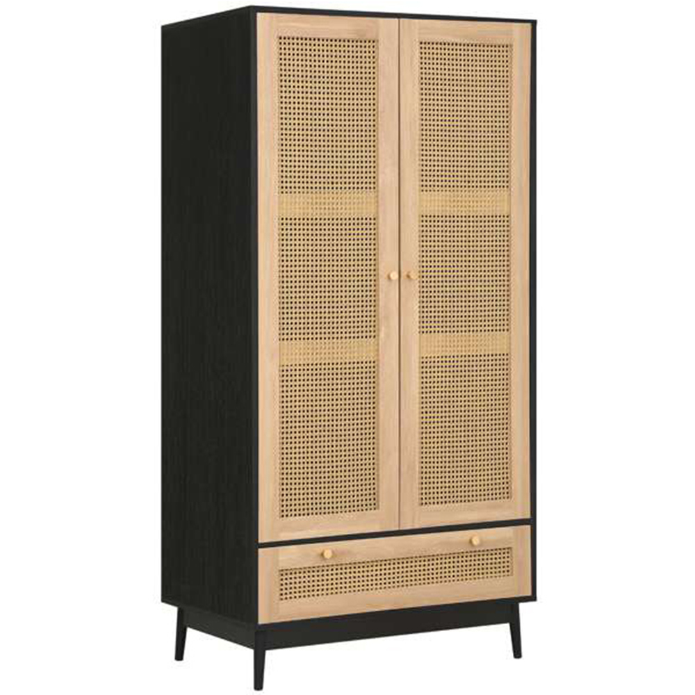 Rattan single wardrobe deals