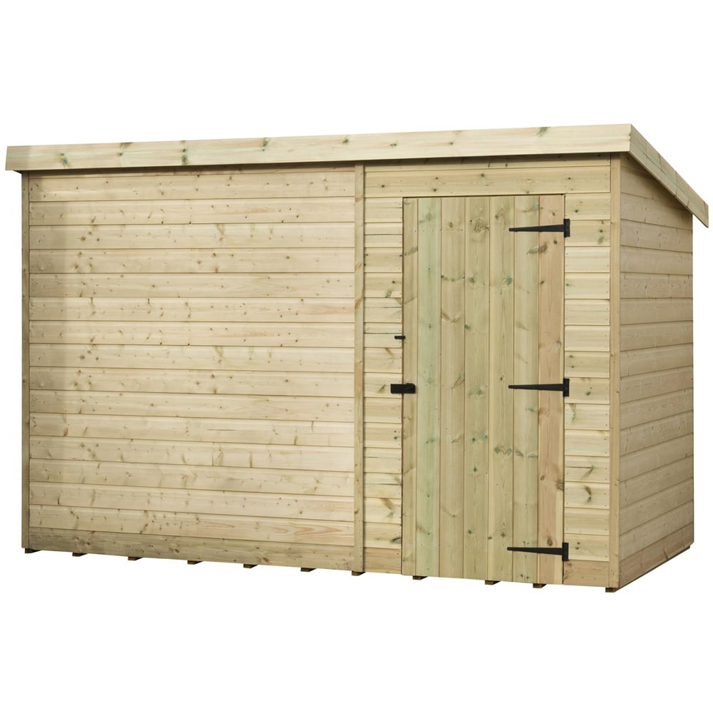 Empire Sheds 1000 8 x 6ft Tongue and Groove Pent Garden Shed Image 1