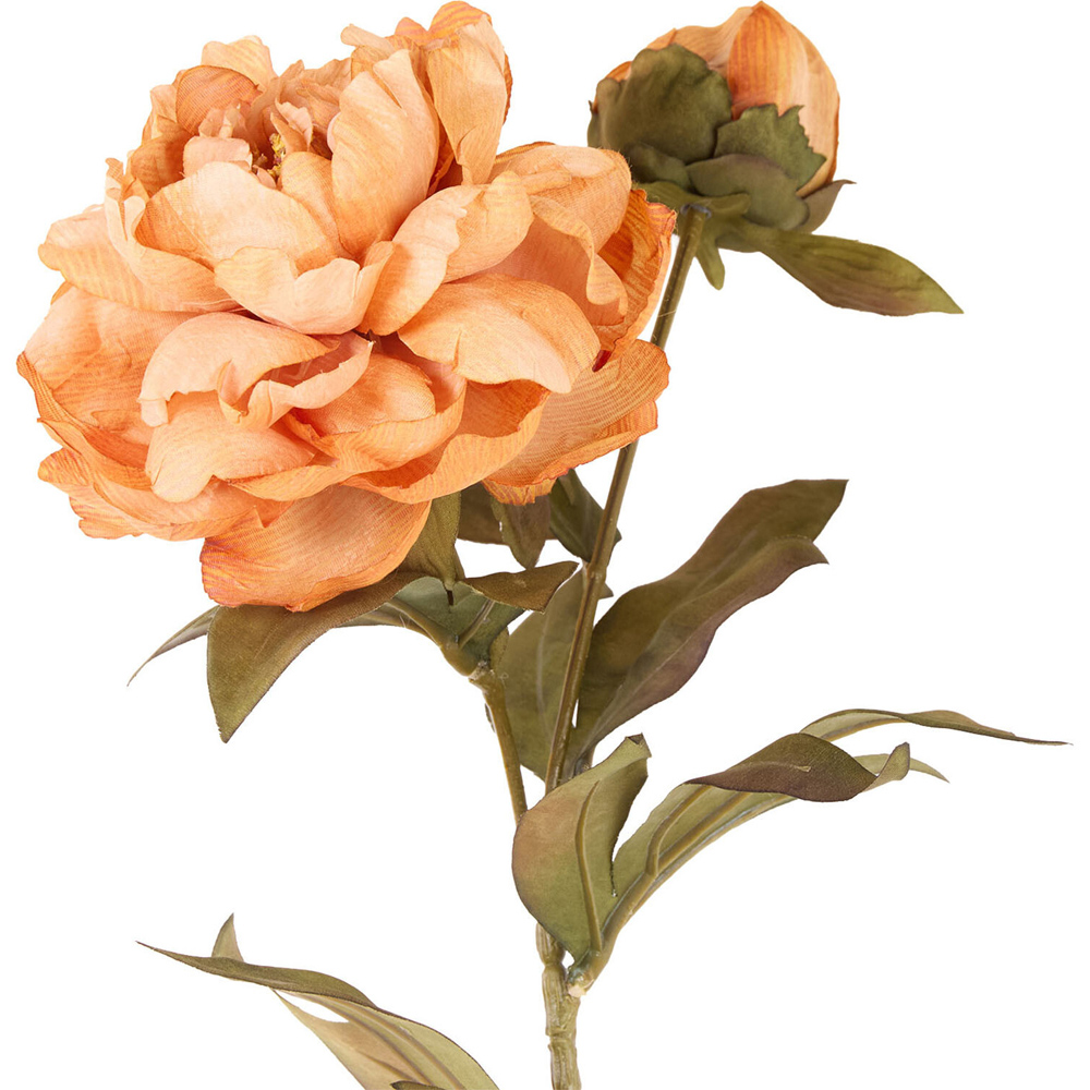 Autumn Open Peony Artificial Flower Image 6