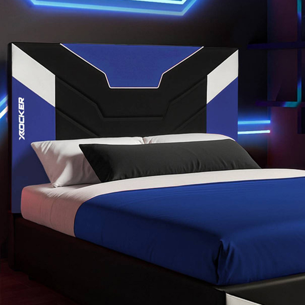 X Rocker Cerberus MKII Small Double Black and Blue Gaming Bed Image 2