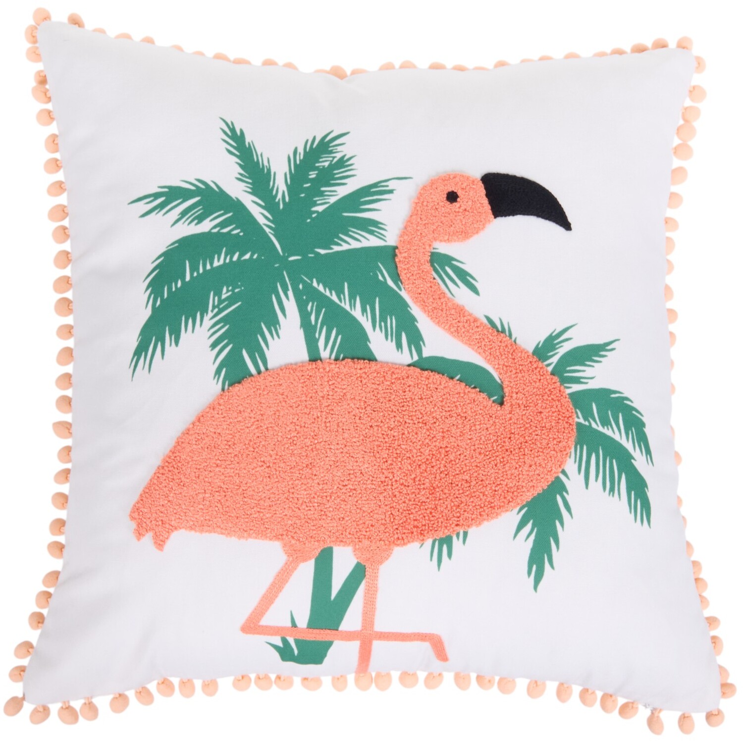 Outdoor Flamingo Cushion Pink Image 1