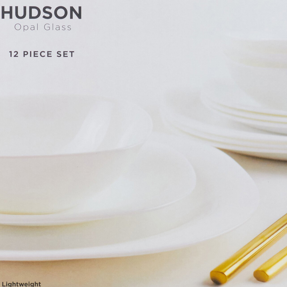 12-Piece Hudson Dinner Set - White Image 5