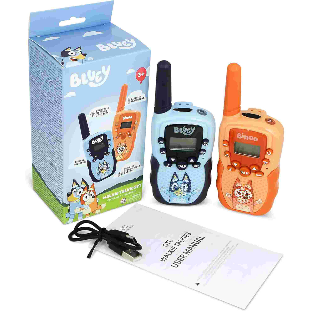 OTL Bluey and Bingo Kids Walkie Talkie Set Image 5