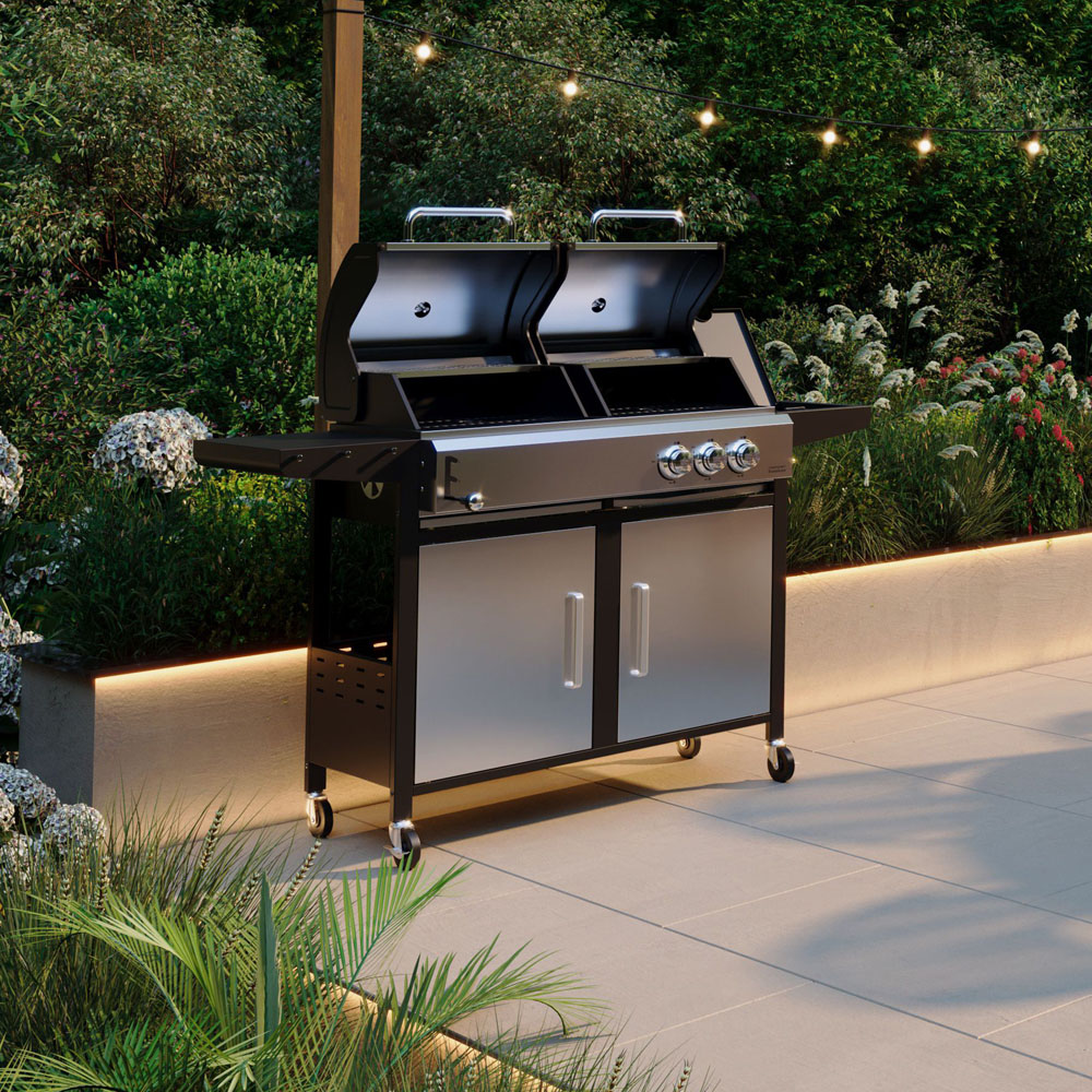 Charles Bentley Ottimo 465 Dual Fuel 2-Burner BBQ Image 2