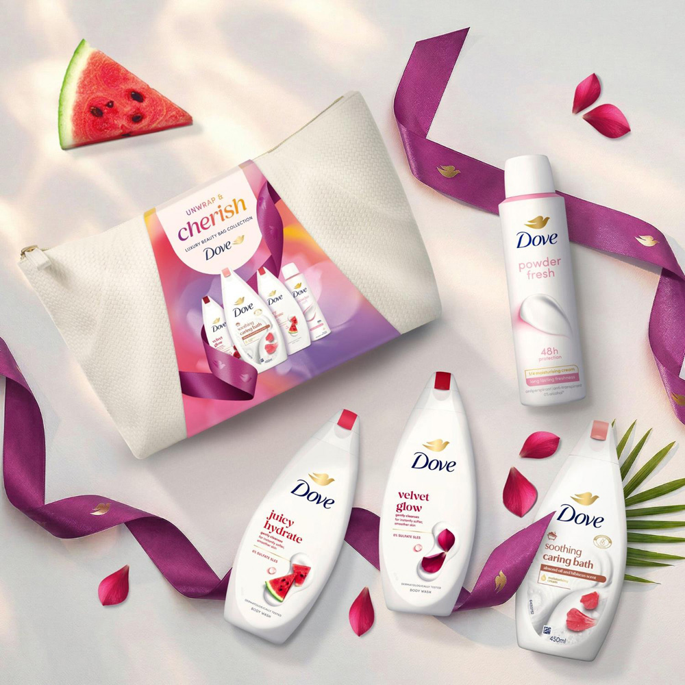 Dove Unwrap and Cherish Gift Set 4 Piece 3 Pack Image 5