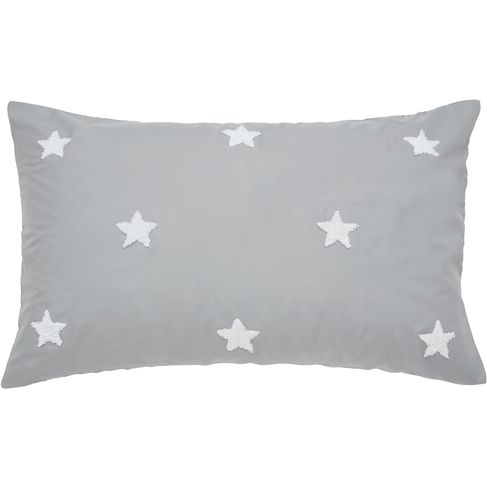 Helena Springfield Tufted Star Double Grey Reversible Duvet Set Image 2