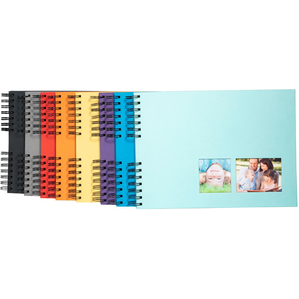 Exacompta Milano Black Wirebound Photo Album 50 Pages 150 Photos Image 6