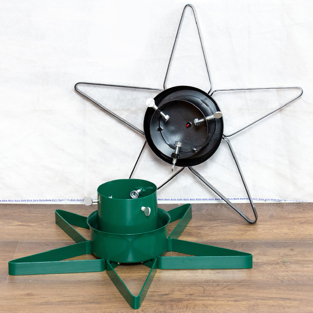 The Christmas Workshop Green Star Christmas Tree Stand Image 3