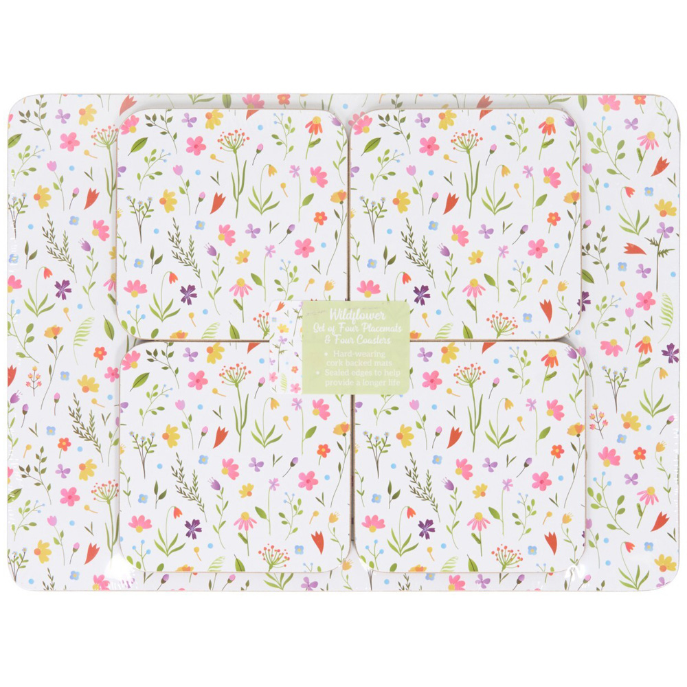Wildflower Placemat and Coaster Set Image 3