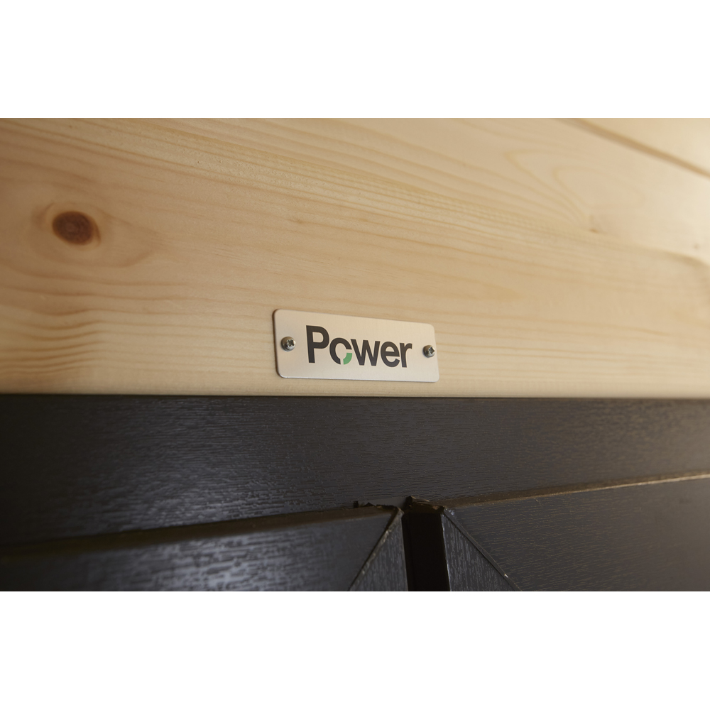 Power Sheds 16 x 8ft Left Double Door Pent Log Cabin Image 5