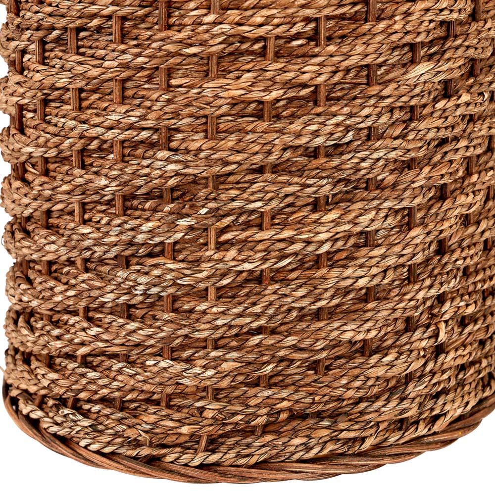 Pacific Lifestyle Andros Brown Woven Seagrass Table Lamp Image 4