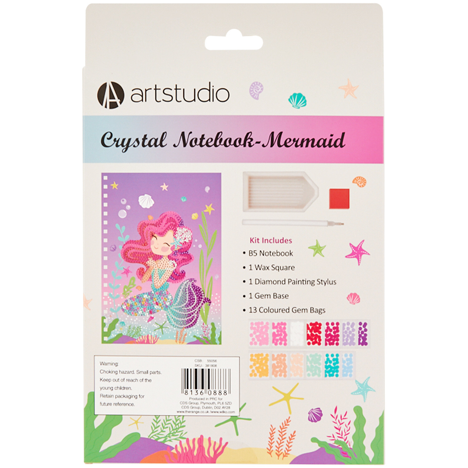 Mermaid or Unicorn Crystal Notebook - Multicolour Image 3