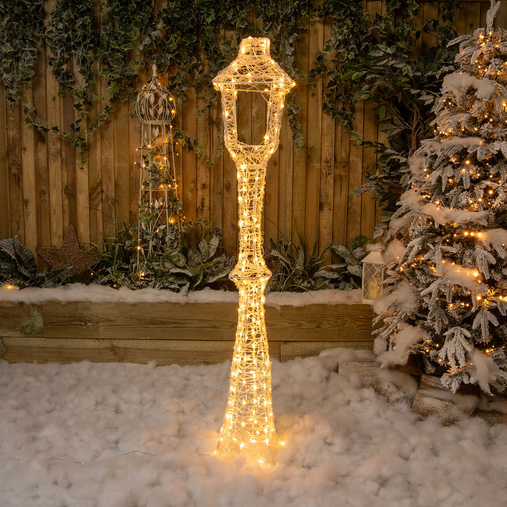 The Christmas Centre 170 LED Soft Acrylic Light-Up Lamp Post Lantern 5ft Image 4