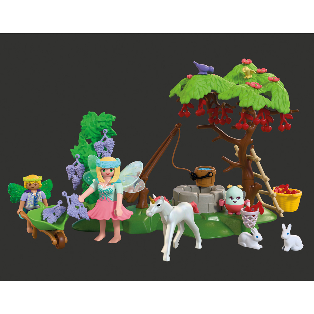 Playmobil Fairy Garden with Unicorn Foal Play Set Image 4
