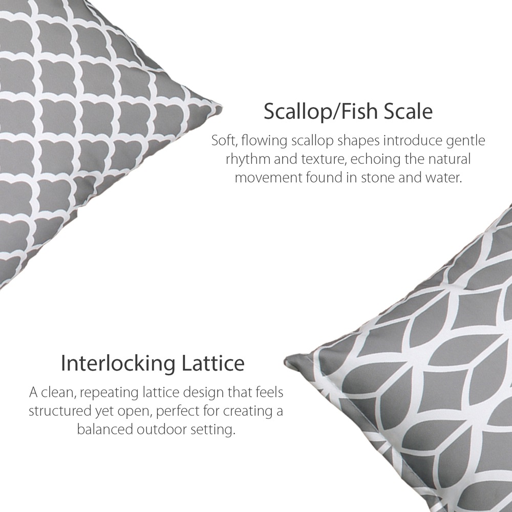 Oseasons Stonewave Assorted Scatter Cushion 4 Pack Image 4