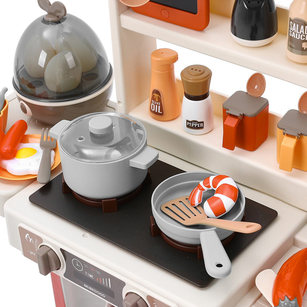 Living and Home Play Kitchen Set with Accessories 63 Pack Image 5