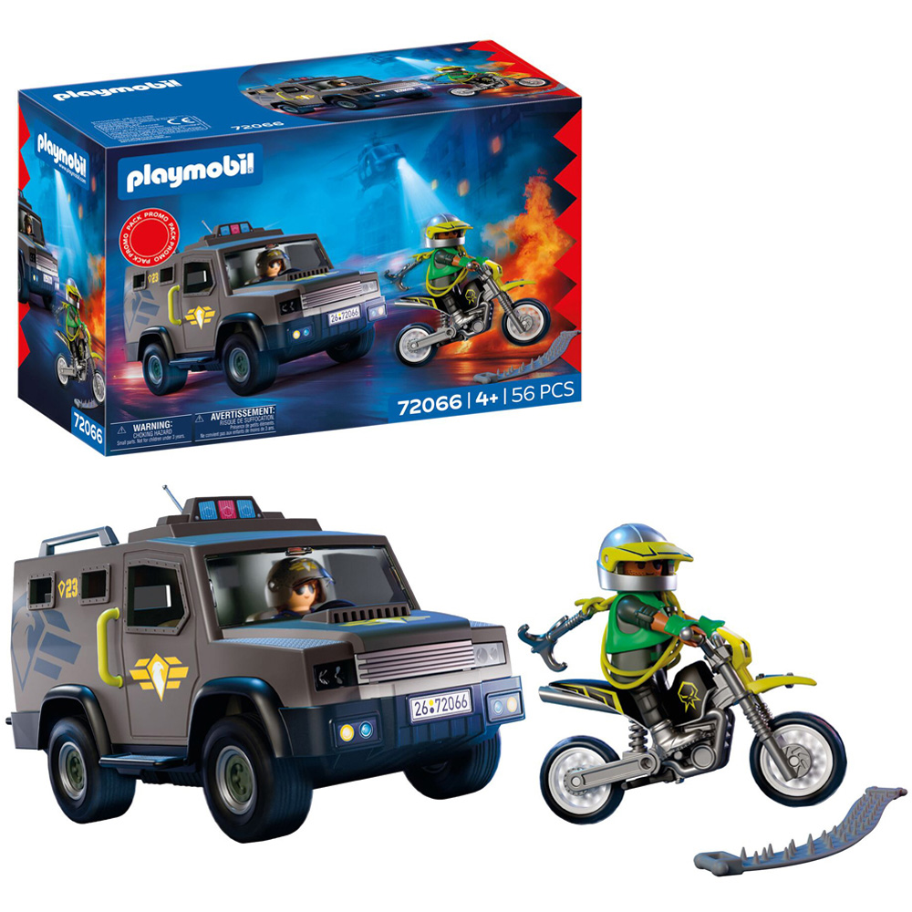Playmobil SWAT Police Truck Playset Image 3