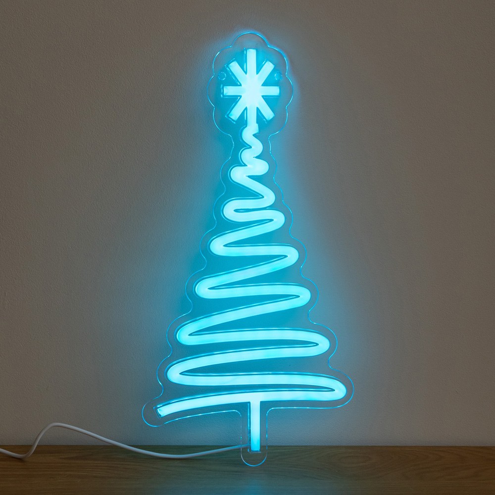 Samuel Alexander Multicolour LED Neon Christmas Tree 40cm Image 3