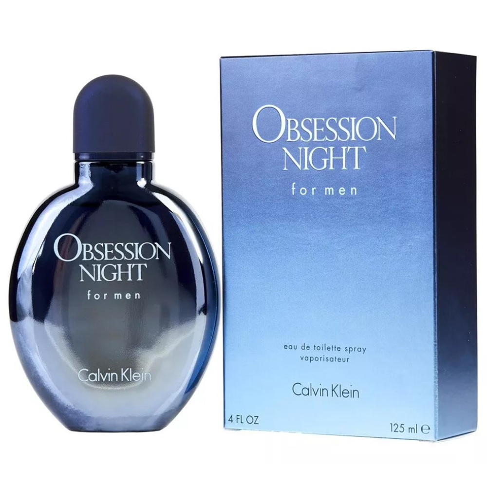 CK Obsession Night Men's Eau De Toilette 125ml Spray Image 2