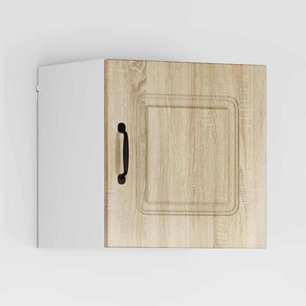 vidaXL Kalmar Single Door Sonoma Oak Wall Mounted Square Kitchen Cabinet Image 1