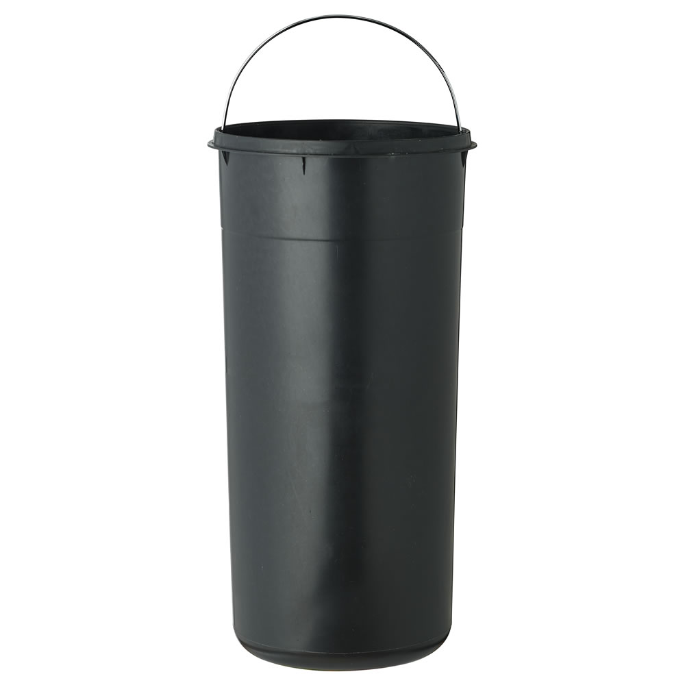 Wilko 30L Black Pedal Bin Wilko