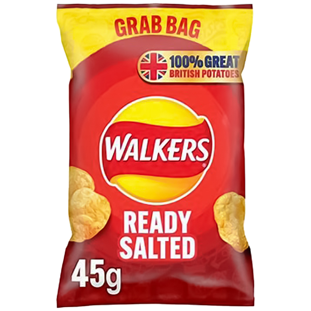 Walkers Ready Salted Crisps 45g Image 1
