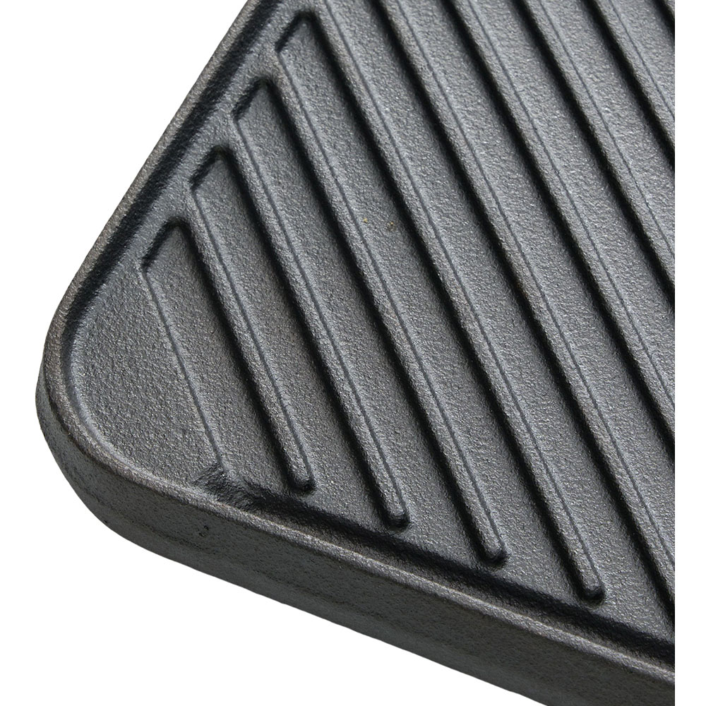 Living and Home Square Reversible Cast Iron Grill Pan Image 6