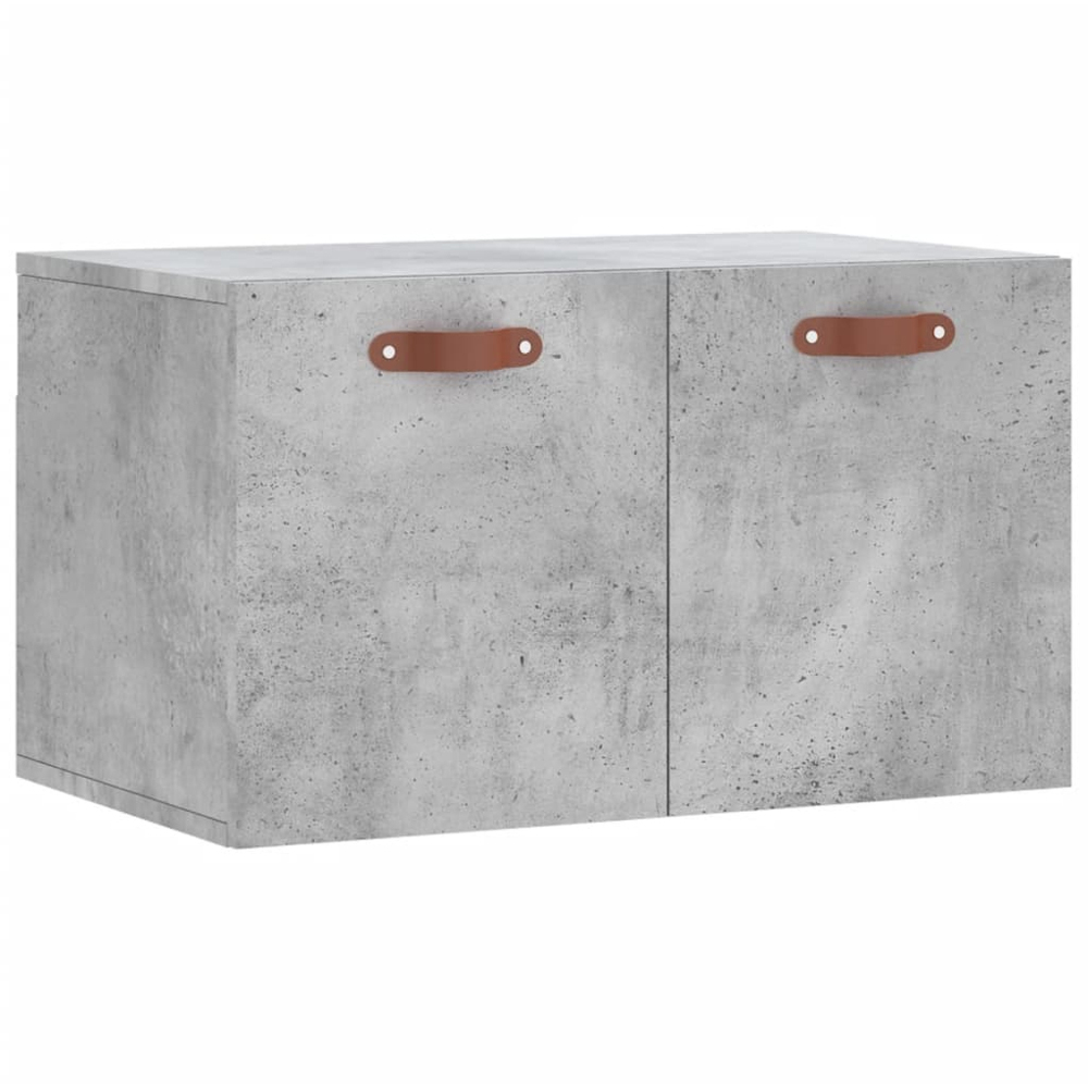 vidaXL 2 Door Concrete Grey Wall Cabinet Image 2
