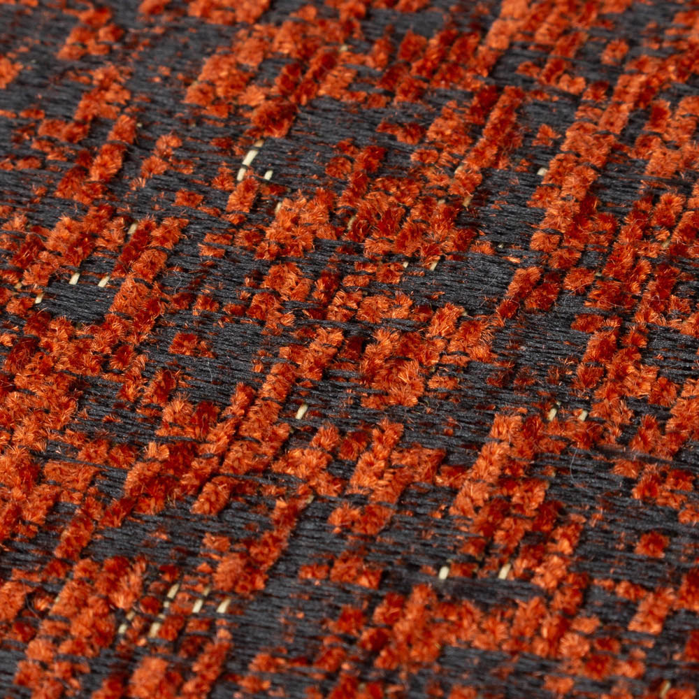 Paoletti Galaxy Copper Chenille Piped Cushion Image 4