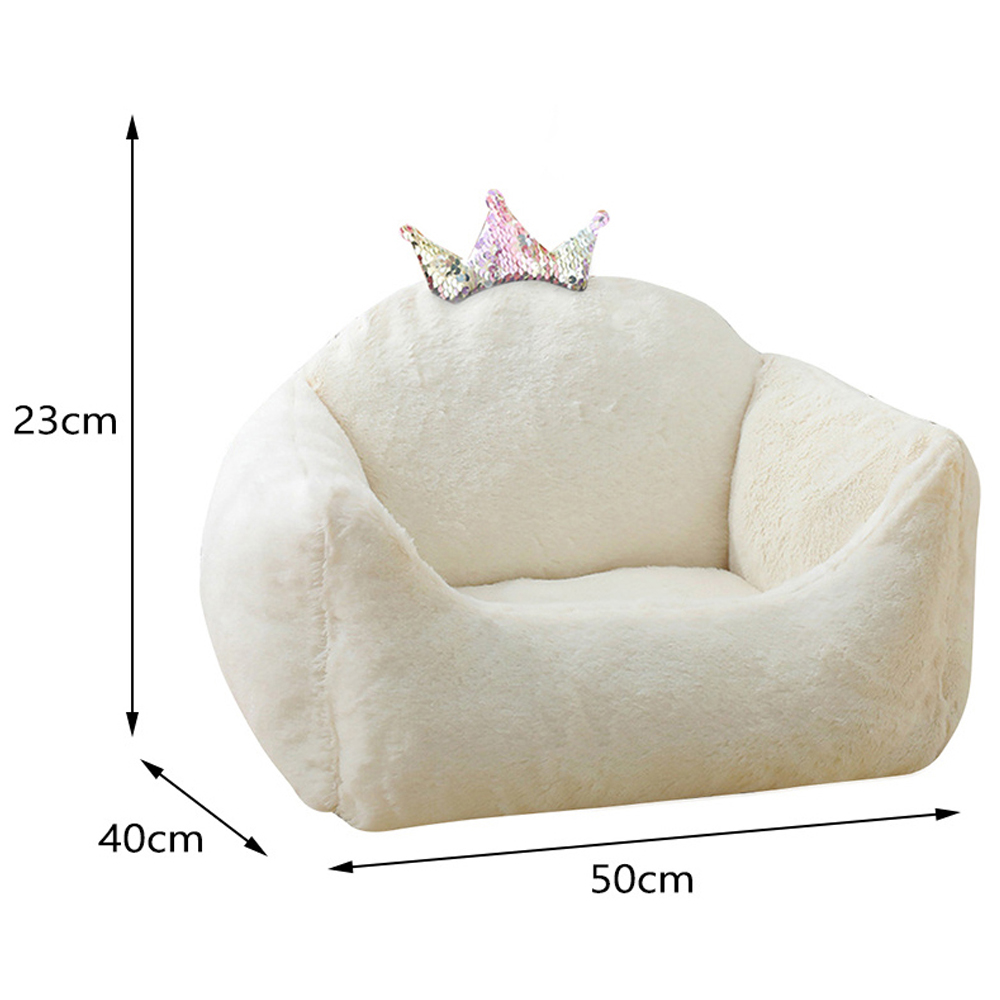 H&O Direct Soft Cushion Pet Bed with Crown Image 2