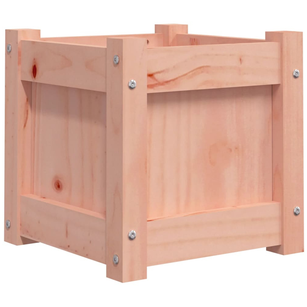 vidaXL Brown Solid Douglas Wood Garden Planter 31 x 31 x 31cm Image 1