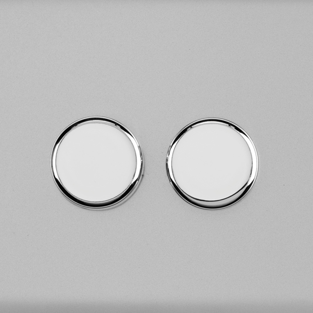Trendi Switch 2 Gang 10amp Brushed Steel Rotary LED Dimmer Light Switch Image 2
