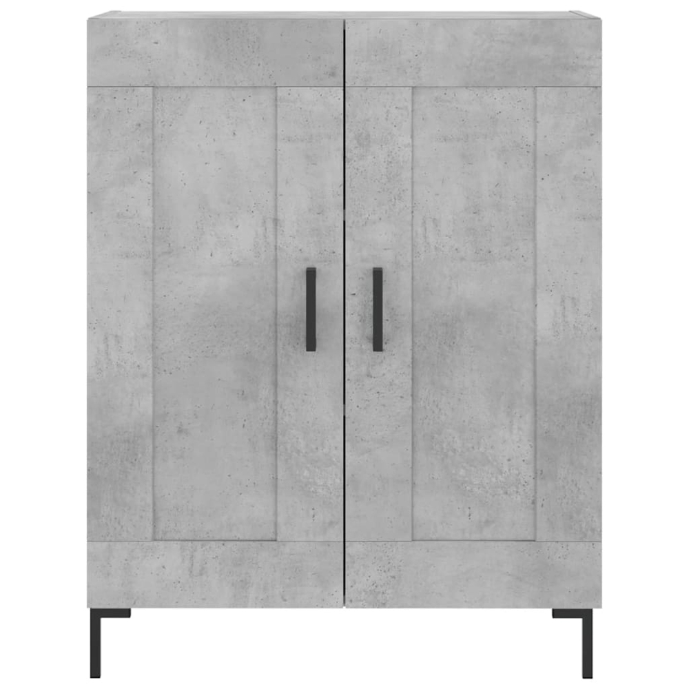vidaXL 4 Door Grey Highboard Image 8