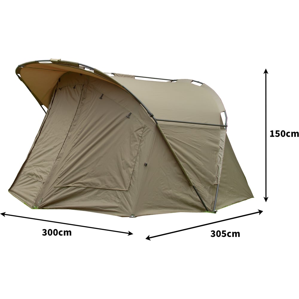 Monster Shop Green 2 Man Fishing Bivvy Image 4