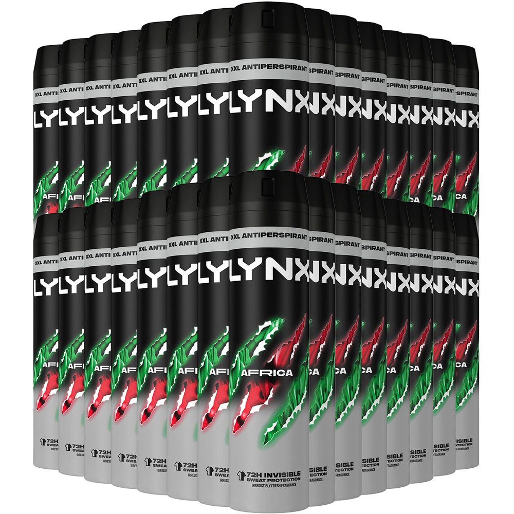 Lynx Africa The G.O.A.T. of Fragrance 72H Anti-Perspirant Deodorant Spray 250ml 30 Pack Image 1