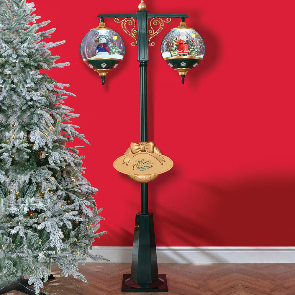 Double Snowing Lantern Image 2