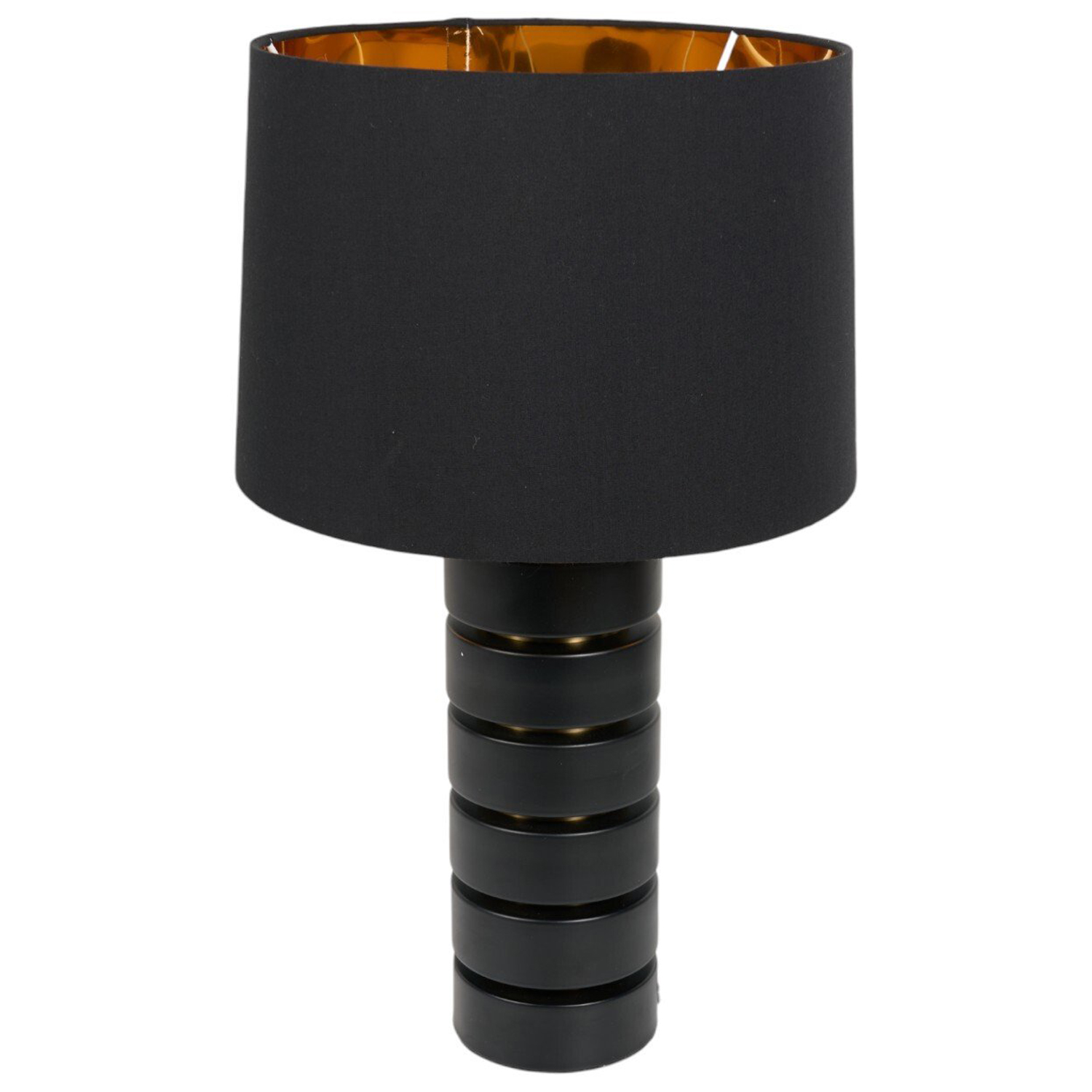 Kai Table Lamp Black and Brass Image 3