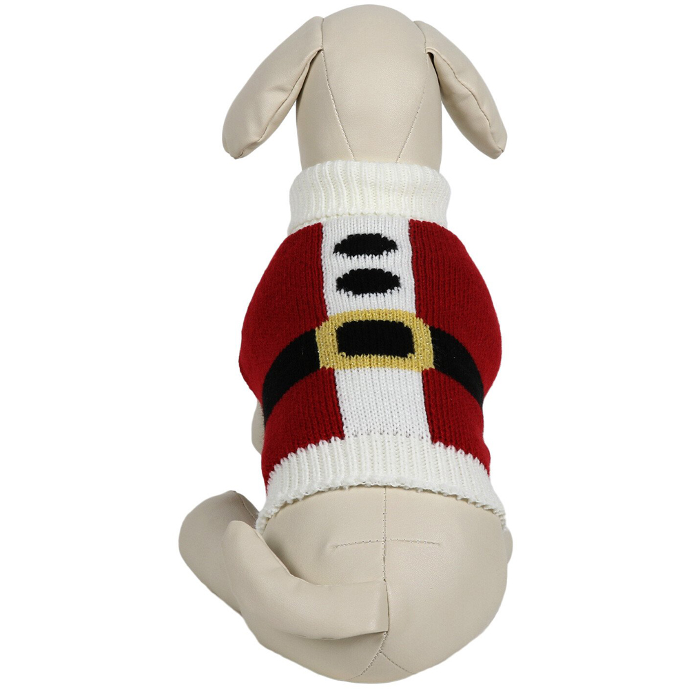 Santa Pet Jumper - Red / 50cm Image 1