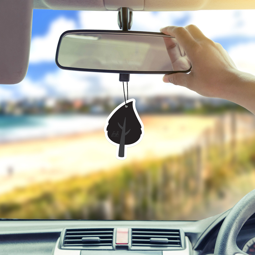 Frsh Scents Leaf Shaped Car Air Freshener Noir Sky Image 2