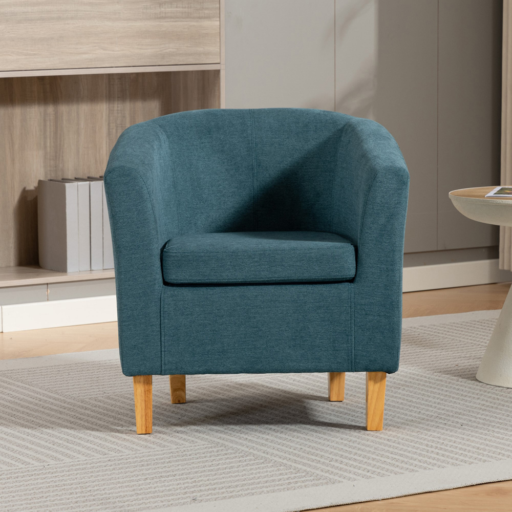 Artemis Home Millie Teal Fabric Accent Chair Image 3